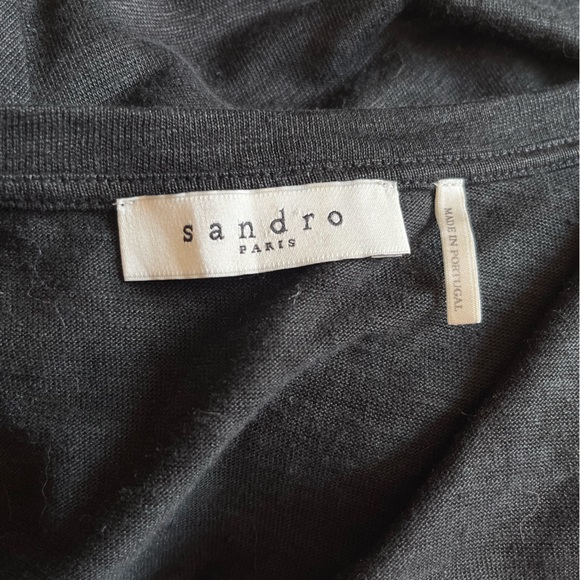 Sandro Linen Top Small Fr 1 - Picture 6 of 8